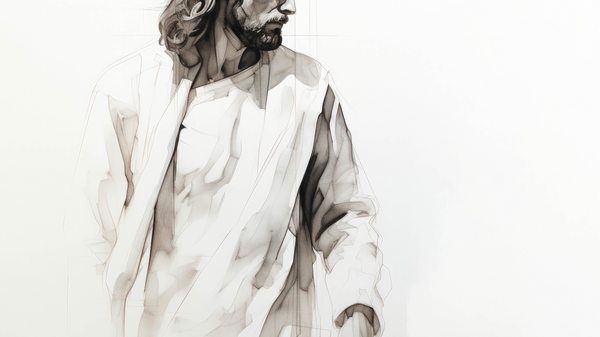 Jesus on Black and White