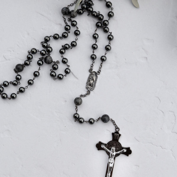 Gunmetal Rosaries