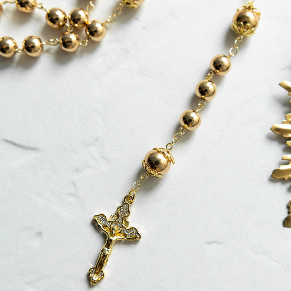 Gold Rosaries