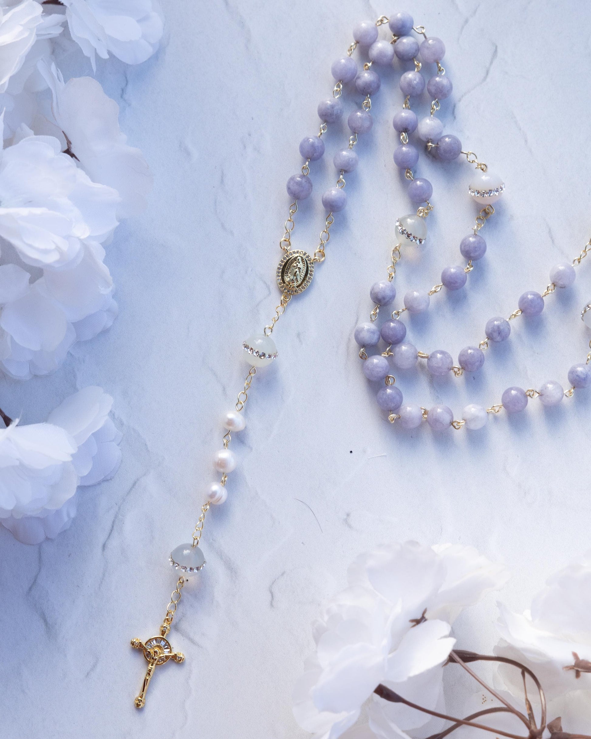 Lenten Lavender Rosary