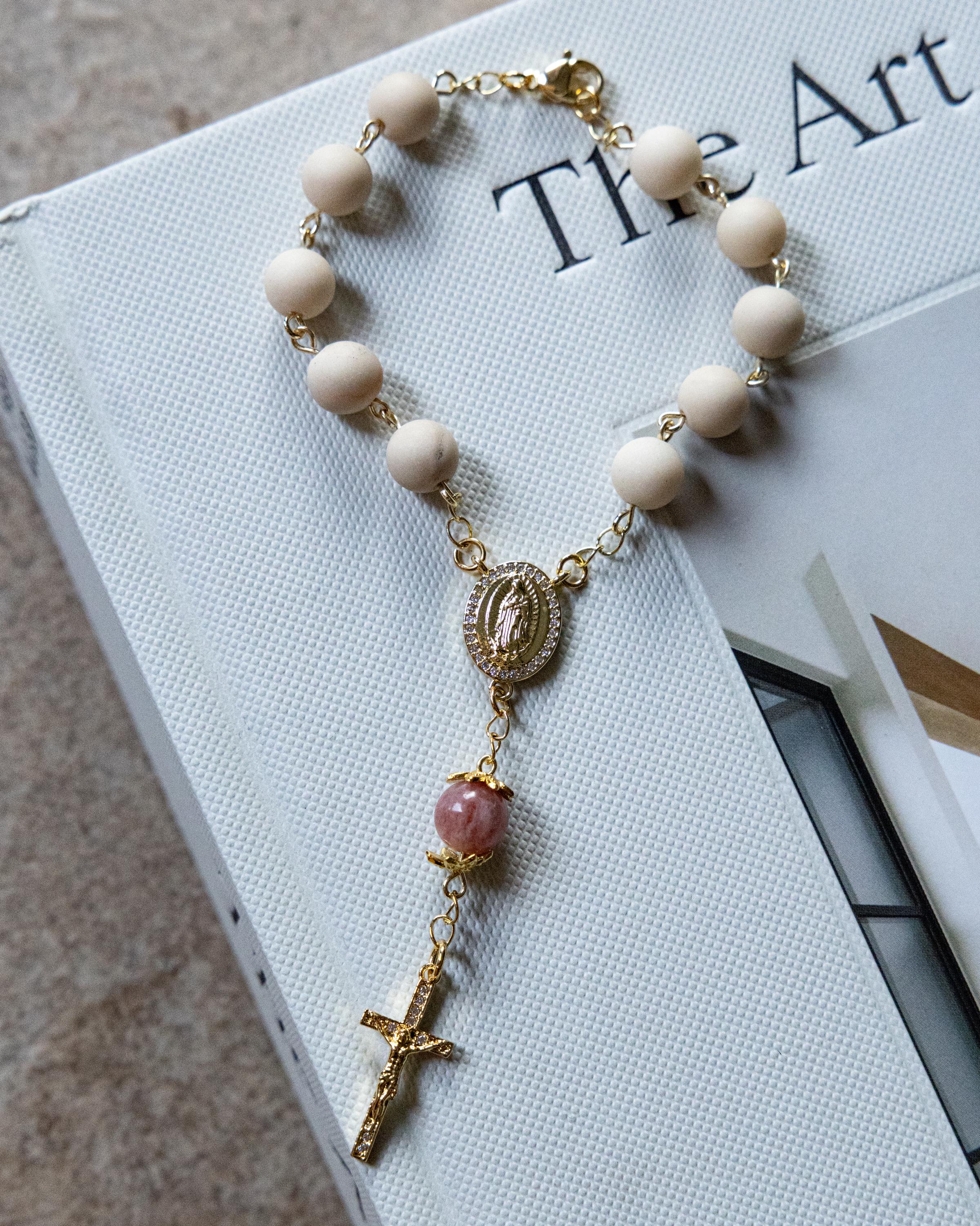 Soft Glory Car Decade Rosary