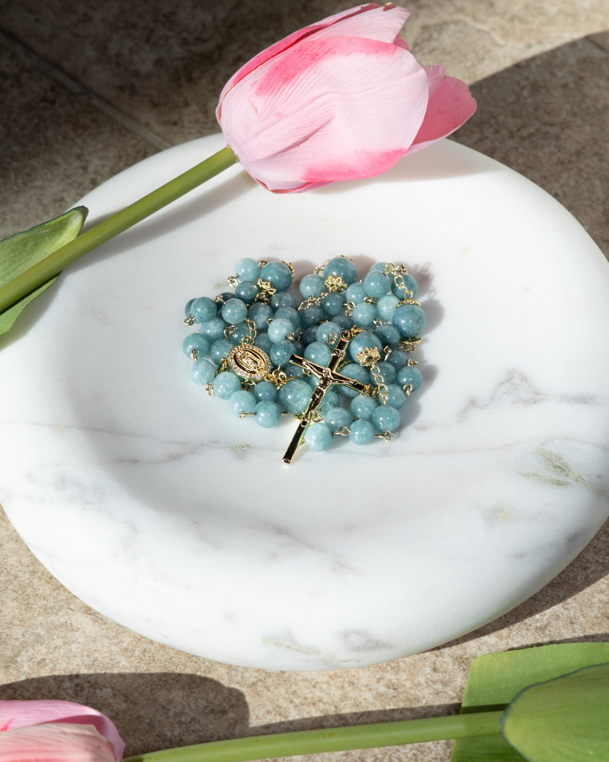 Sea of Galilee Amazonite Rosary