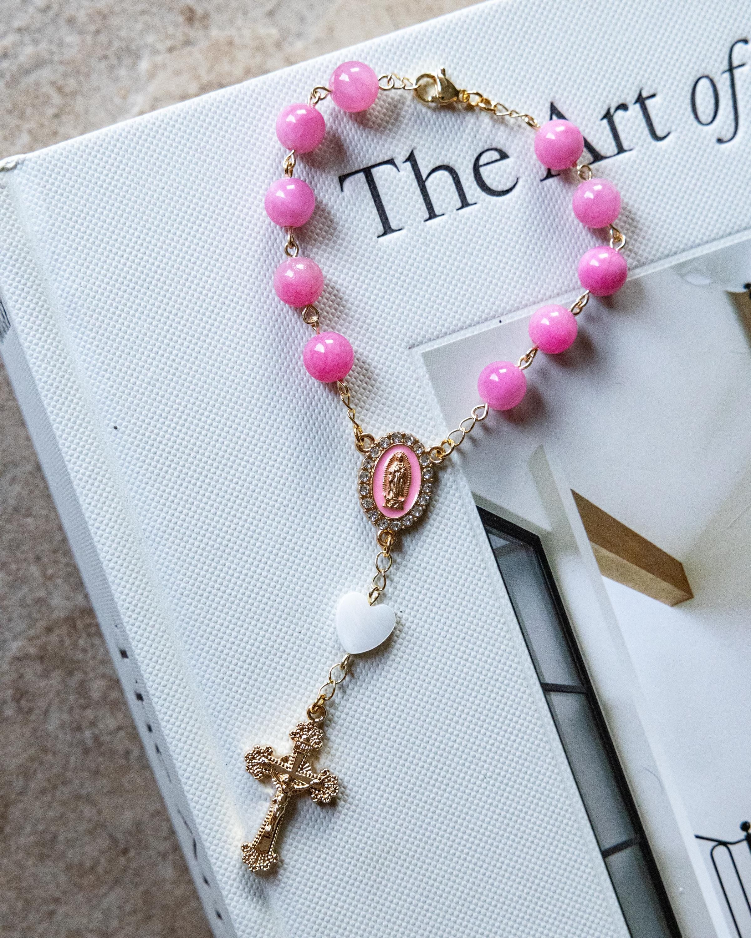 Pink Car Decade Rosary