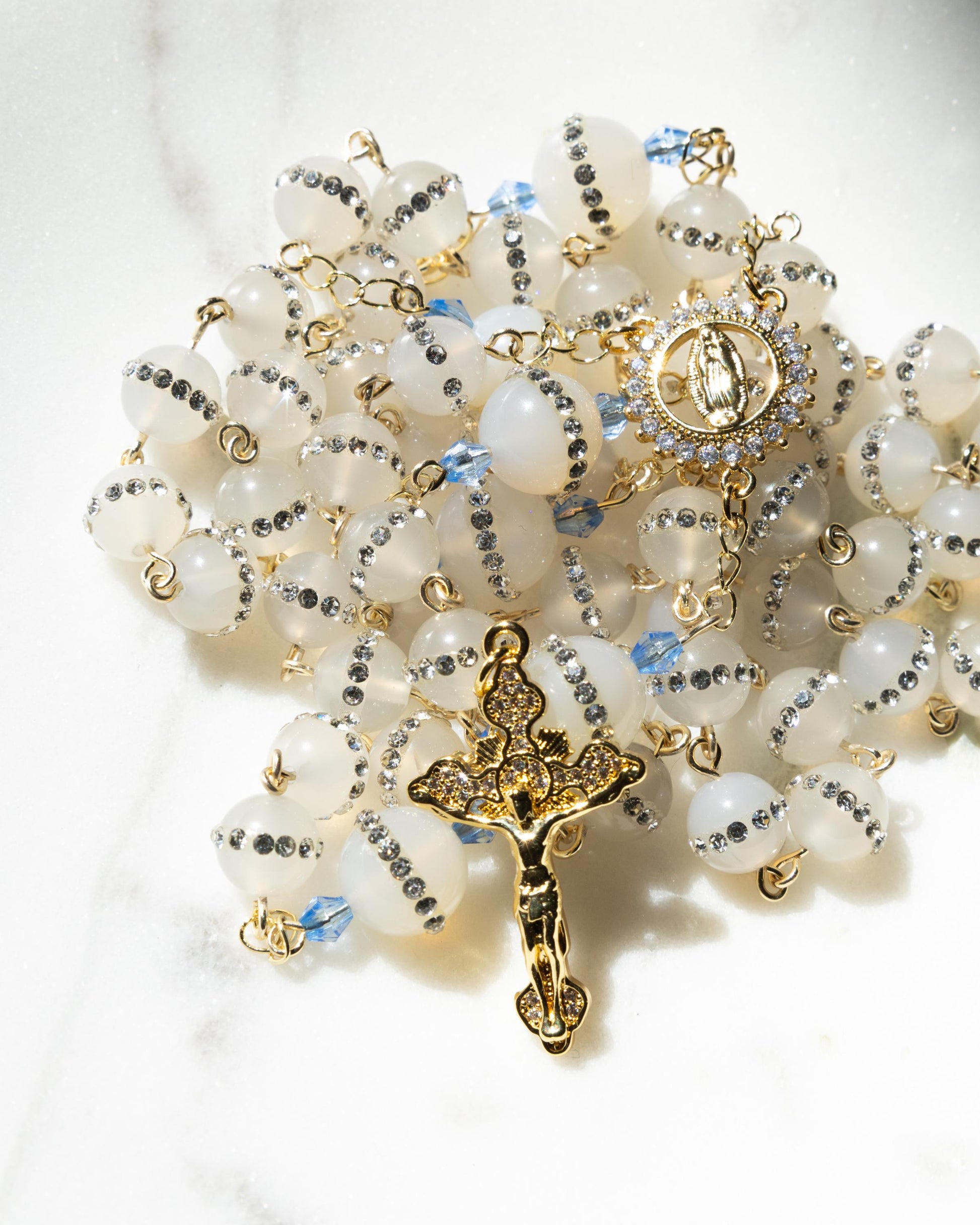 Something Blue Wedding Rosary
