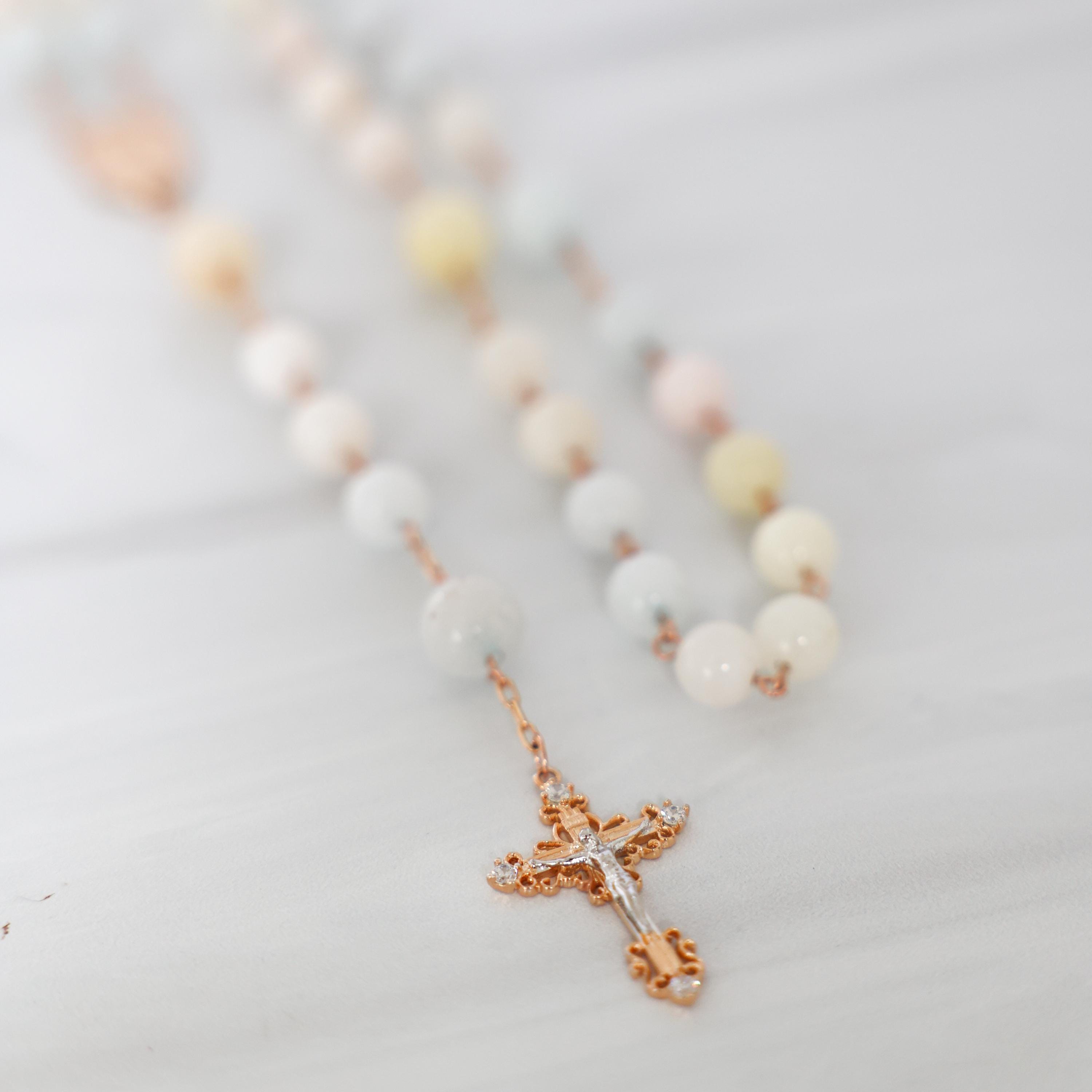 Pascha Morganite Rosary