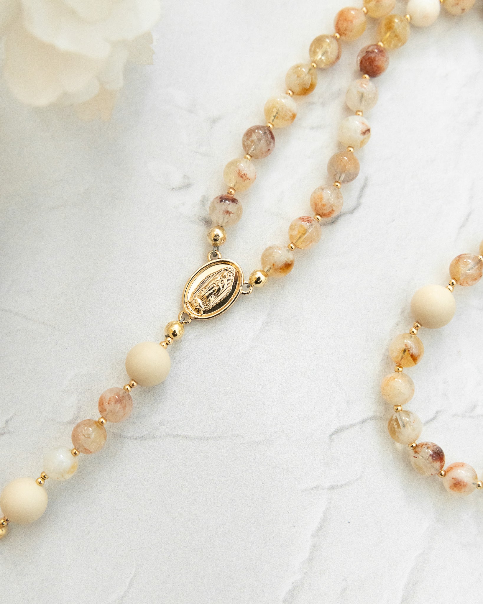 Desert Rose Guadalupe Rosary