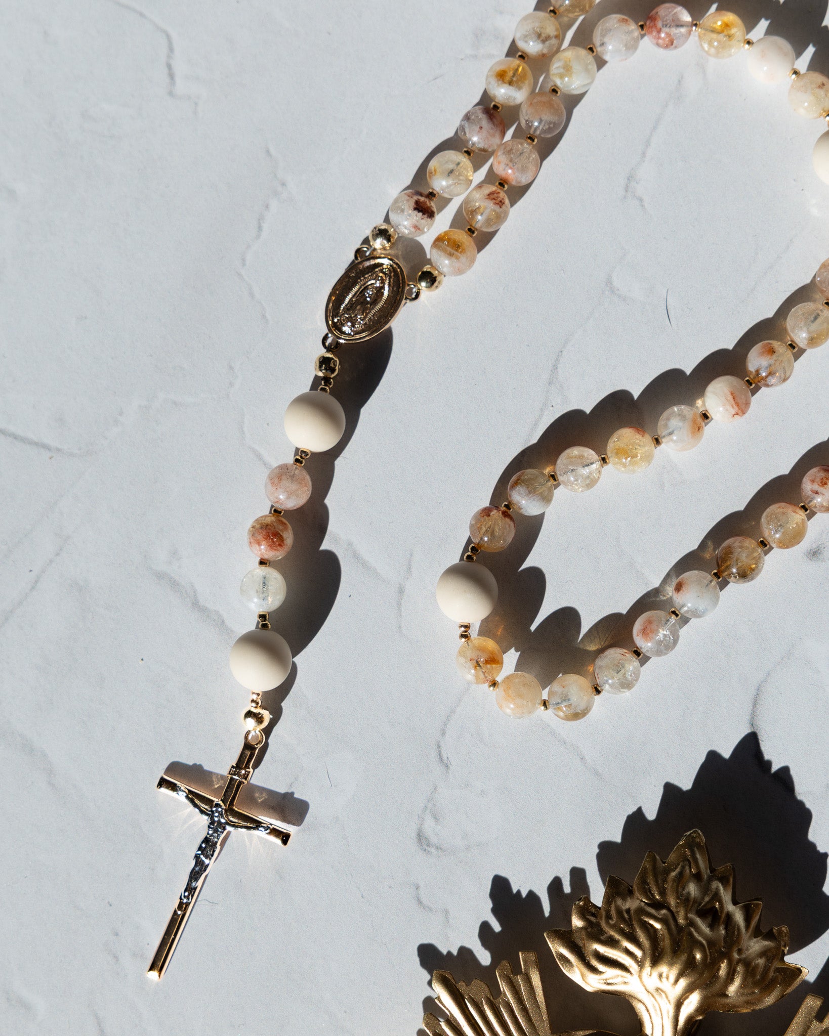 Desert Rose Guadalupe Rosary
