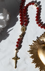 Sanguis Christi Garnet Rosary
