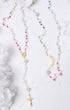 God’s Rainbow Covenant Rosary with multicolored gemstone beads