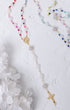 God’s Rainbow Covenant Rosary with colorful gemstone beads and gold crucifix