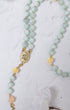 St. Thereses Rose Garden jade bead rosary with rose charms