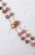 Mater Amoris Rosary: delicate 2-strand pink mauve gemstone necklace