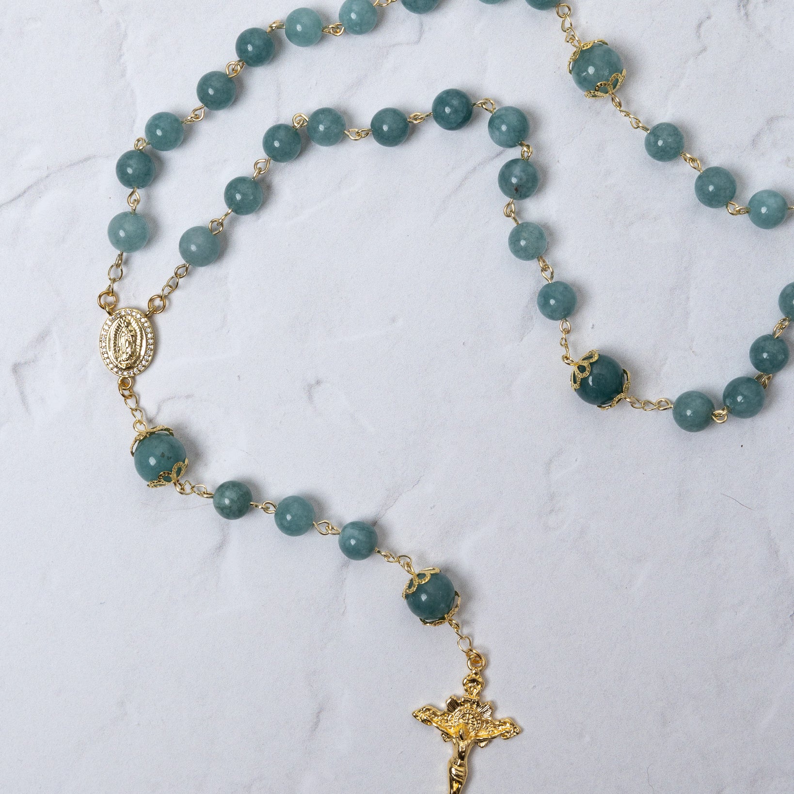 Sea of Galilee Amazonite Rosary