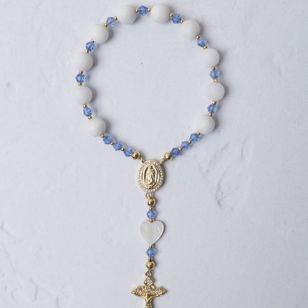 Something Blue Single Decade Bridal Rosary