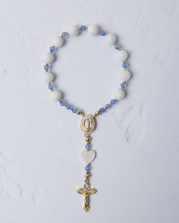 Something Blue Single Decade Bridal Rosary