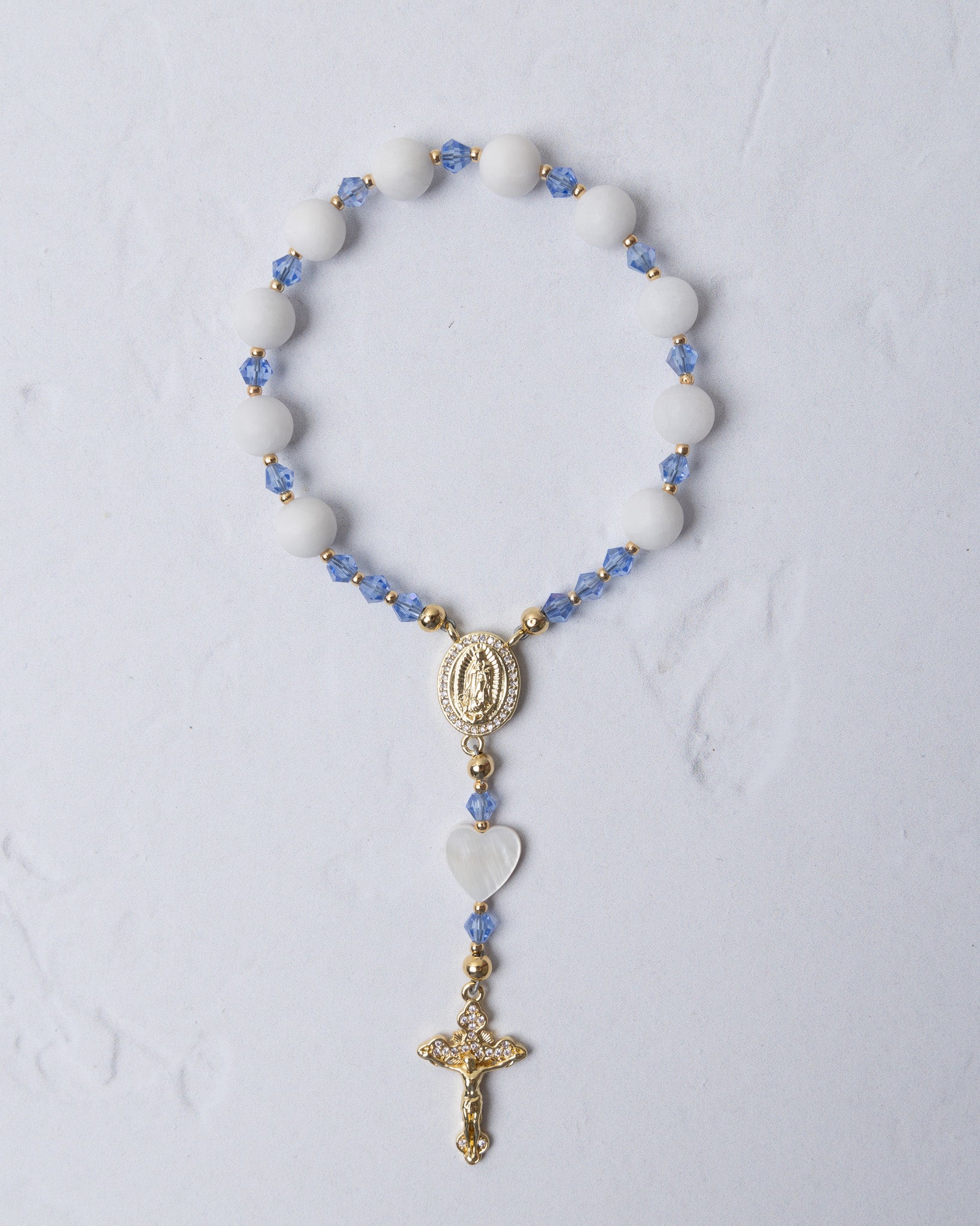 Something Blue Single Decade Bridal Rosary
