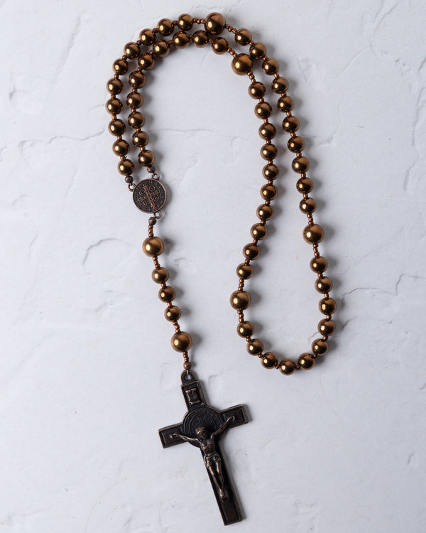 Sanctus Benedicta Copper Rosary