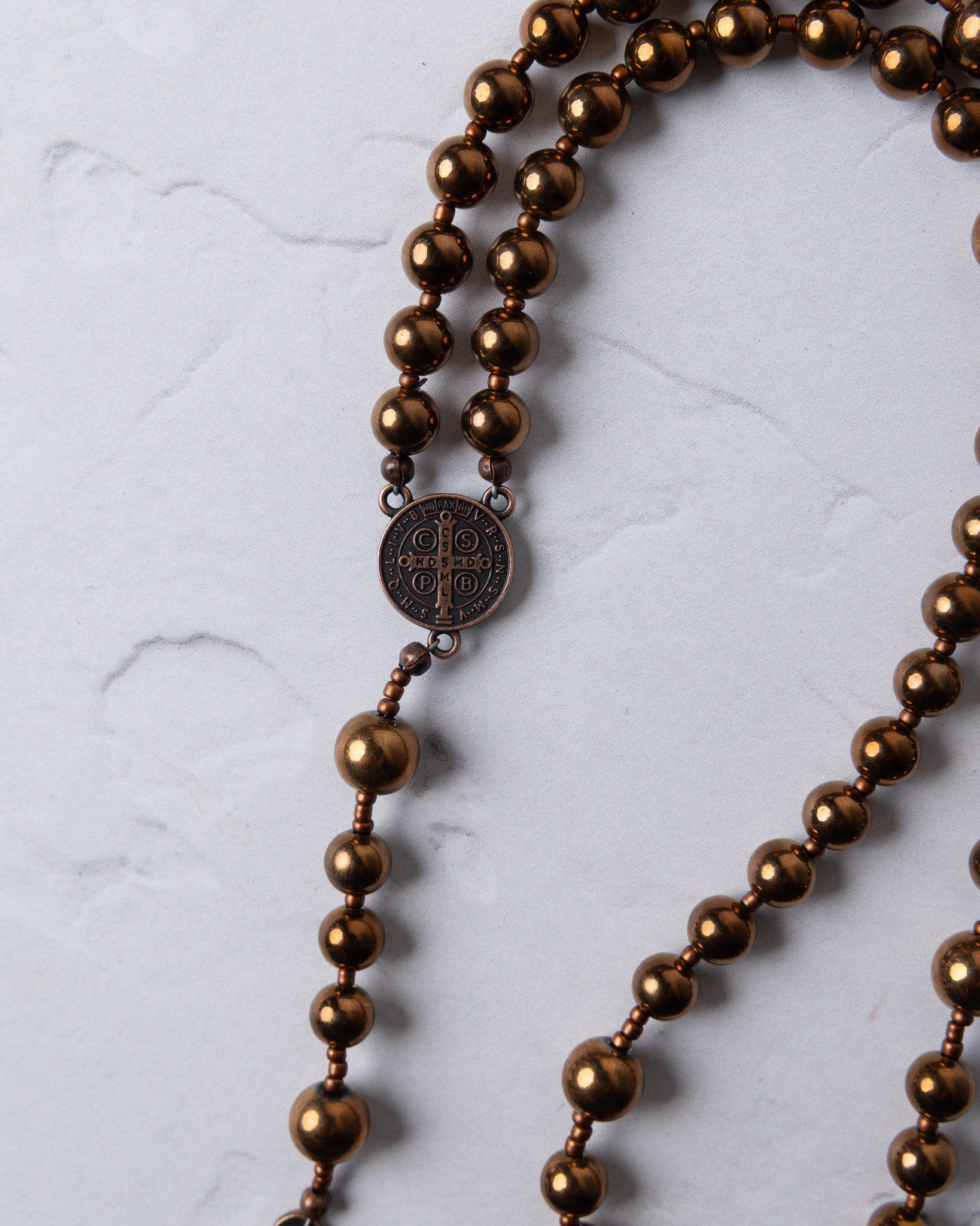 Sanctus Benedicta Copper Rosary