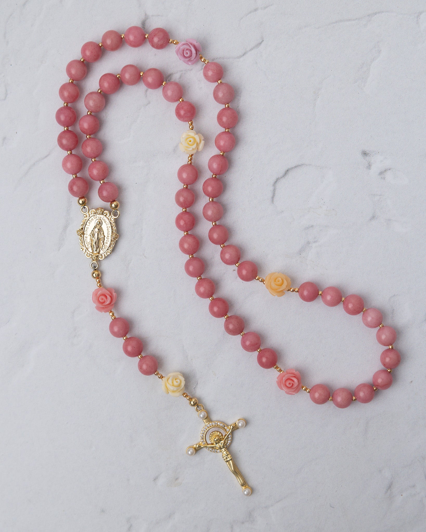 Shower of Roses Rosary (St. Therese of Lisieux Inspiried)
