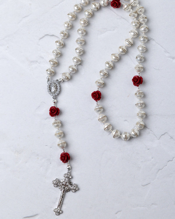 Rosa Regalis Pearl Rosary