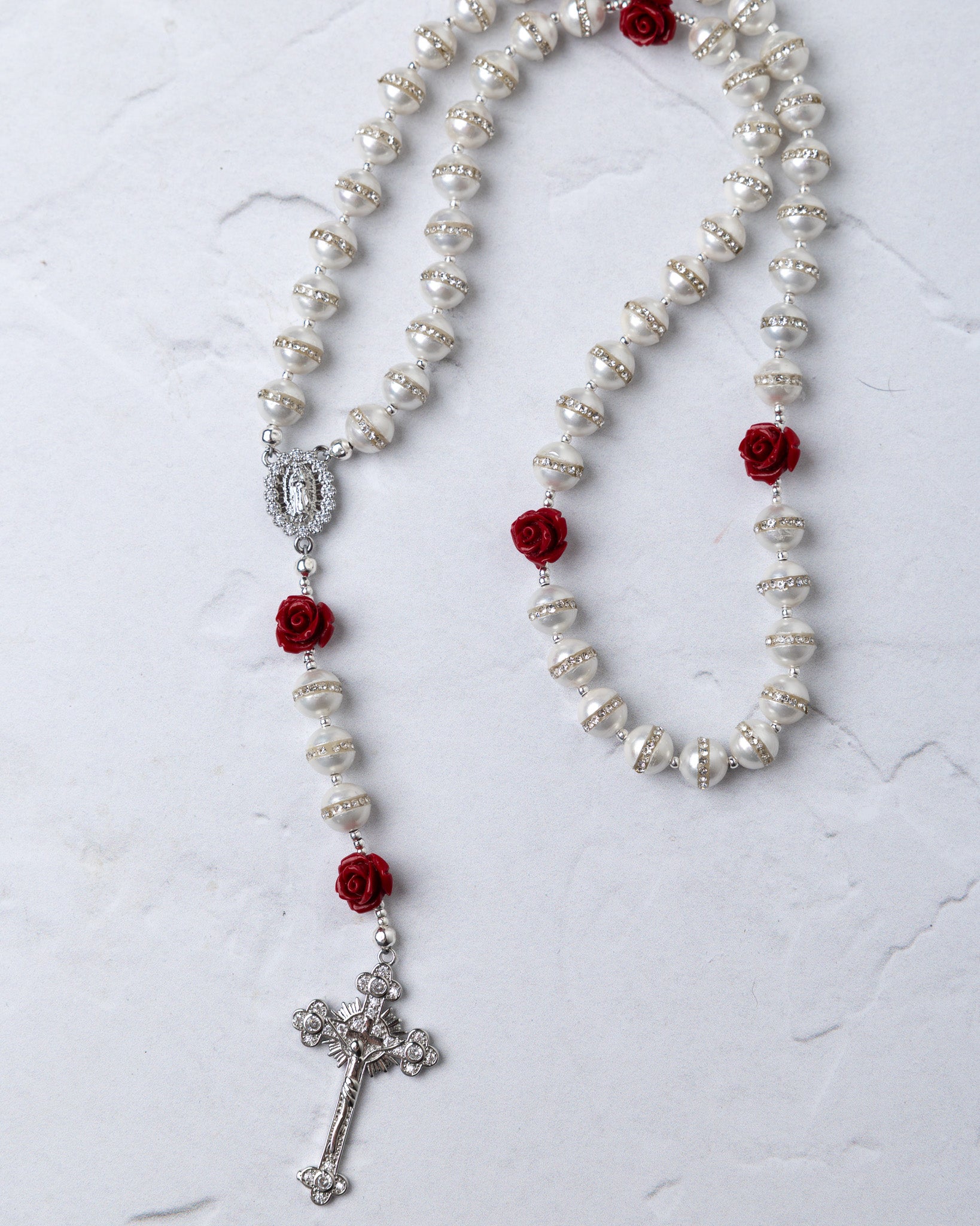 Rosa Regalis Pearl Rosary