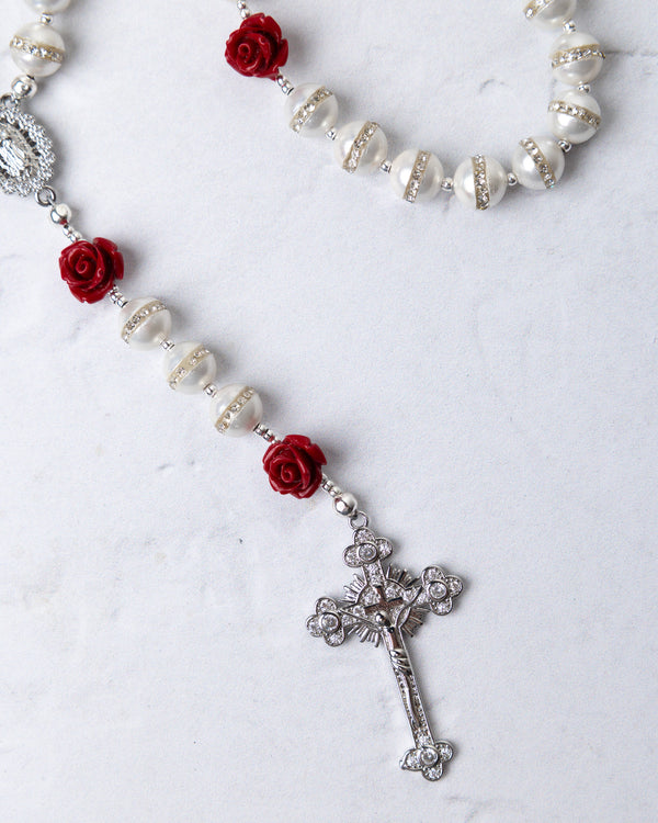 Rosa Regalis Pearl Rosary