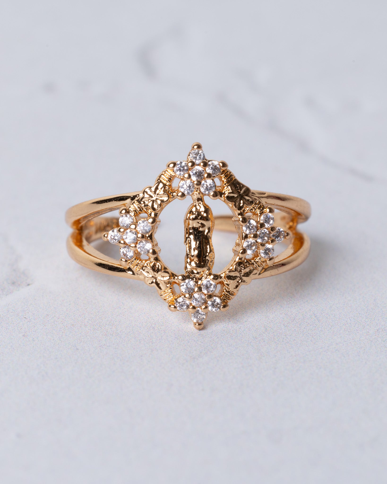 Marian Crown Ring