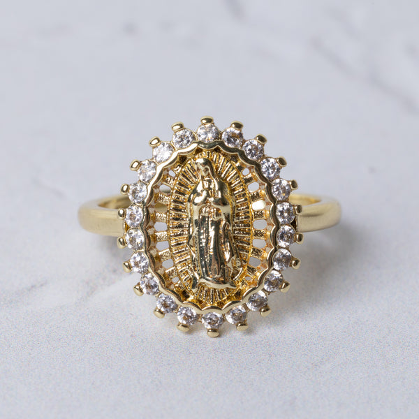 Our Lady of Guadalupe Halo Ring