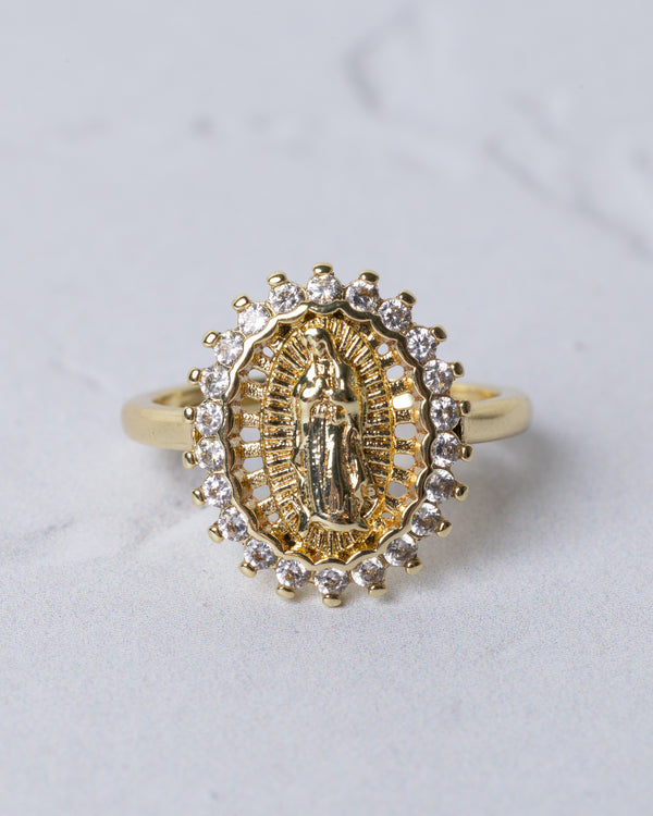 Our Lady of Guadalupe Halo Ring