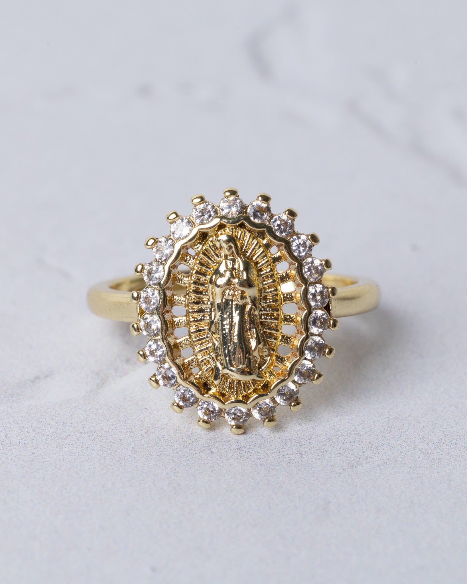 Our Lady of Guadalupe Halo Ring