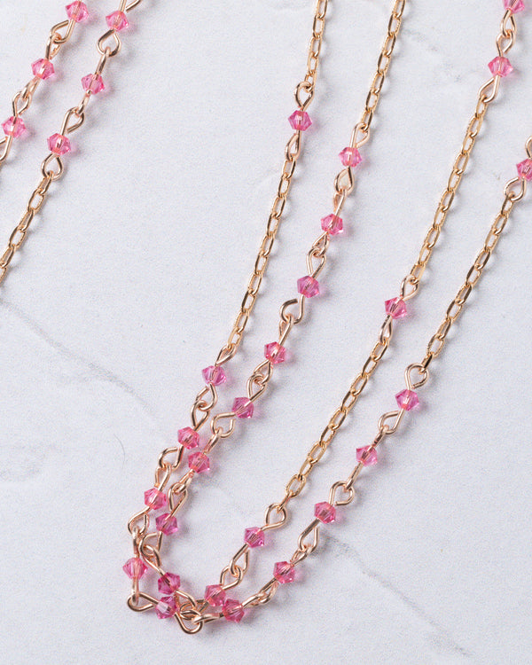 Rose Forever Rosary Necklace