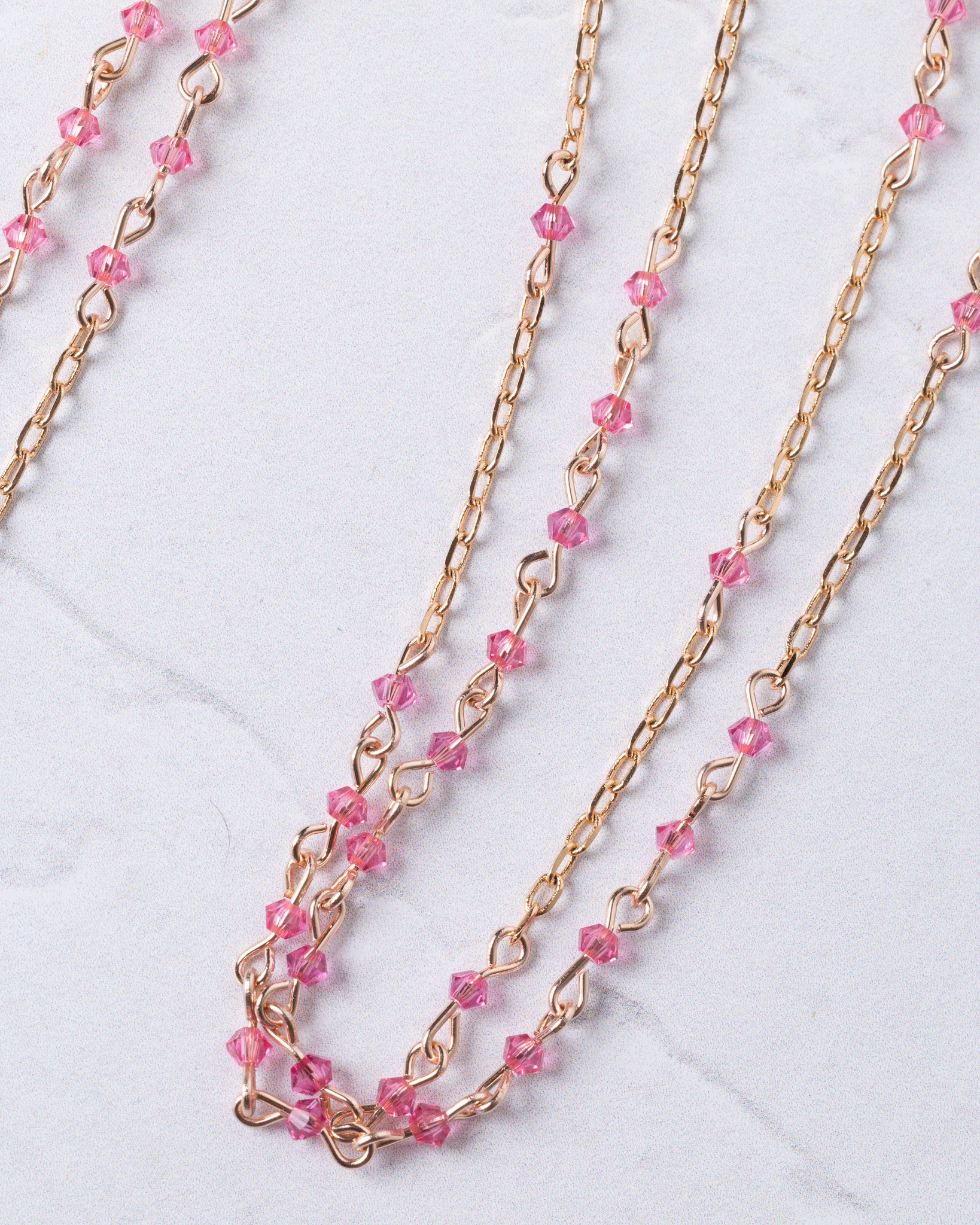Rose Forever Rosary Necklace