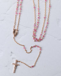 Rose Forever Rosary Necklace