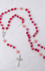 The Little Flower Rosary in Silver