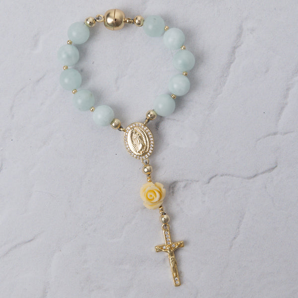 St Thereses Rose Garden Car Rosary