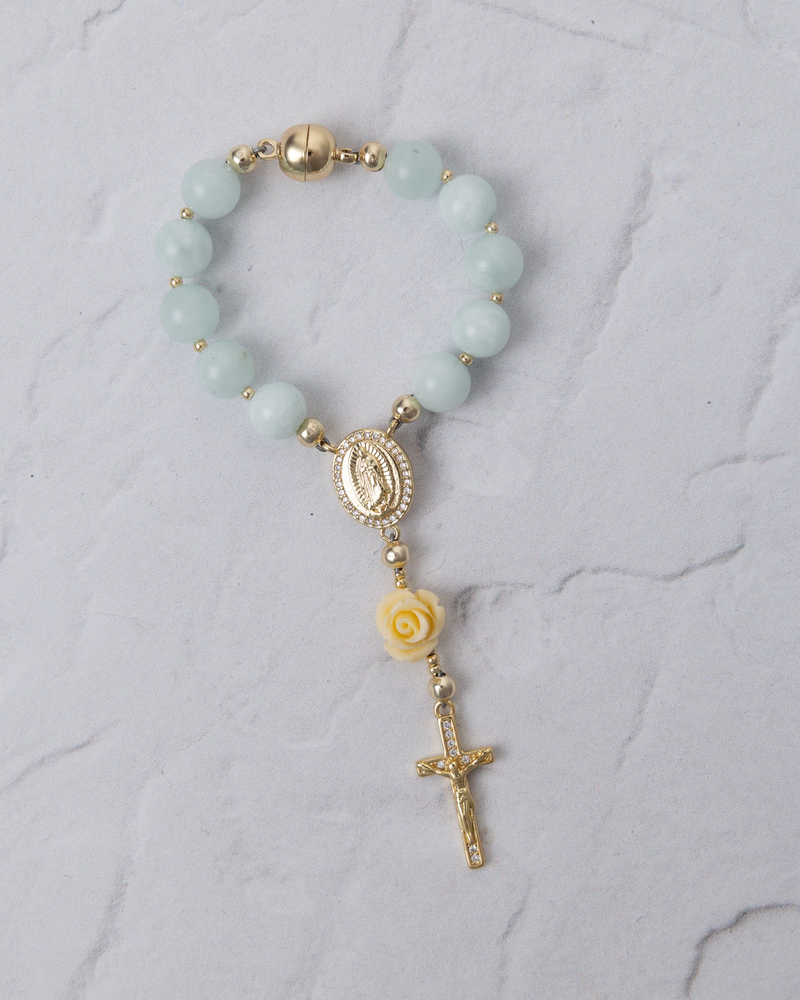 St Thereses Rose Garden Car Rosary