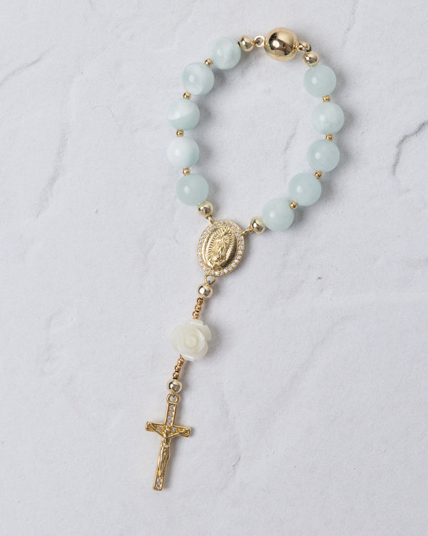St Thereses Rose Garden Car Rosary