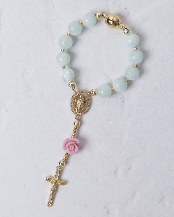 St Thereses Rose Garden Car Rosary