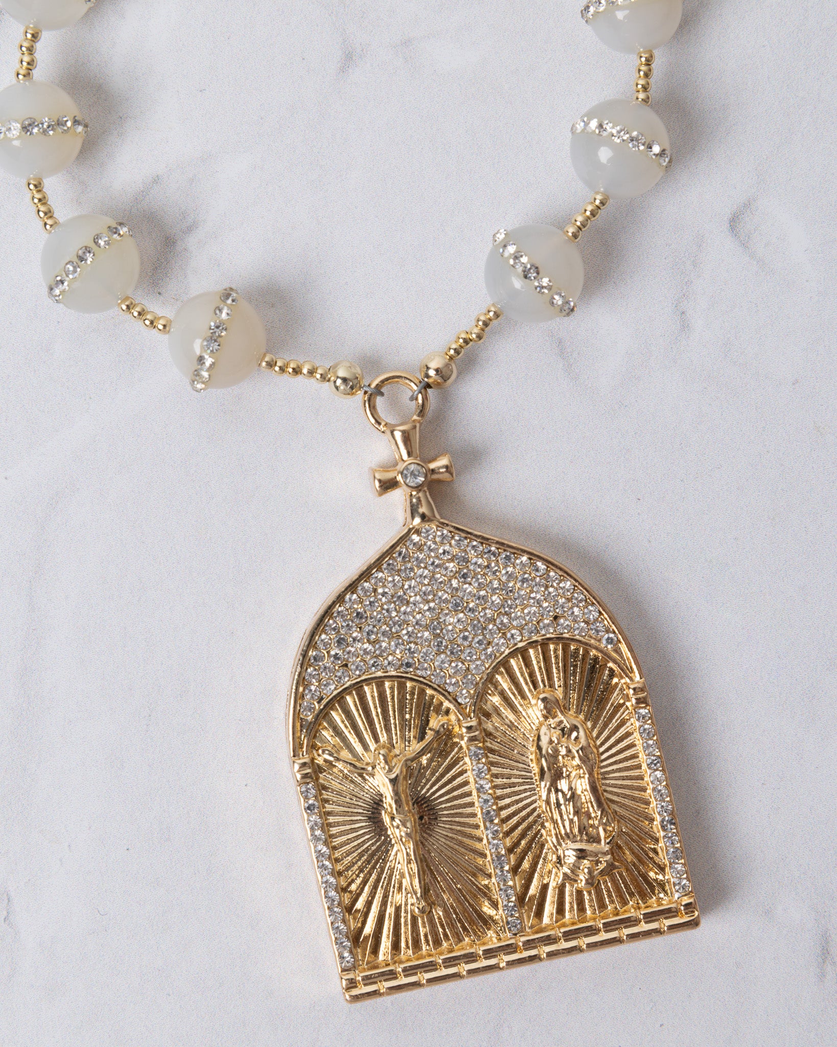 The Tabernacle Decade Rosary Bag Charm