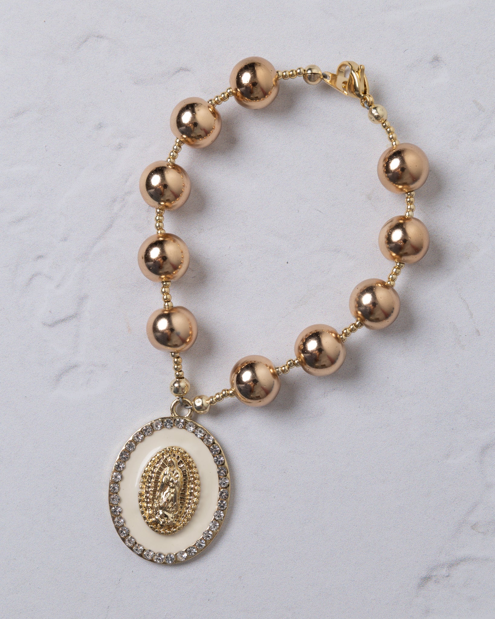 Mater Aurea Rosary Bag Charm