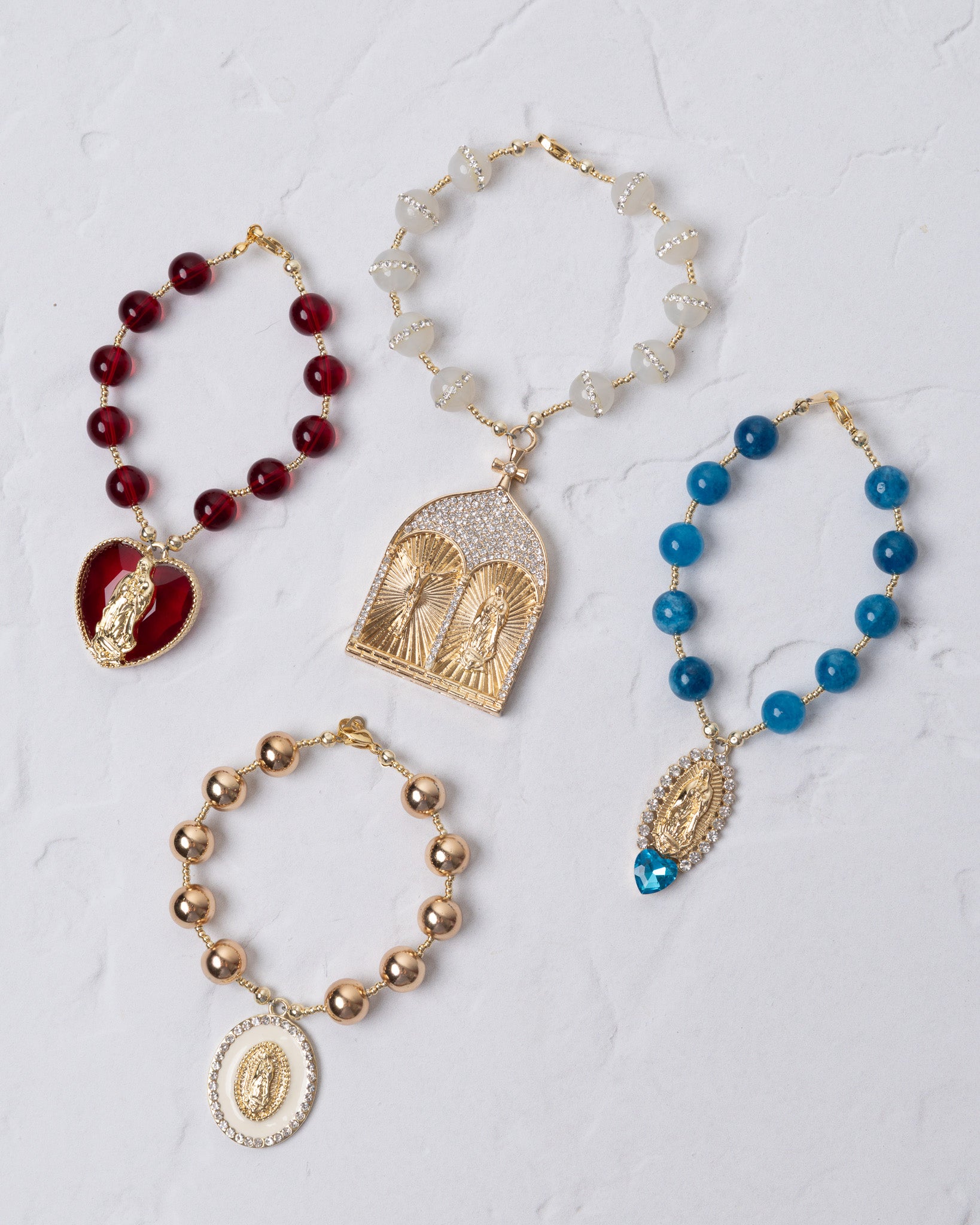 Cor Mariae Rosary Bag Charm