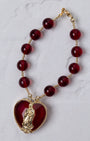 Cor Mariae Rosary Bag Charm