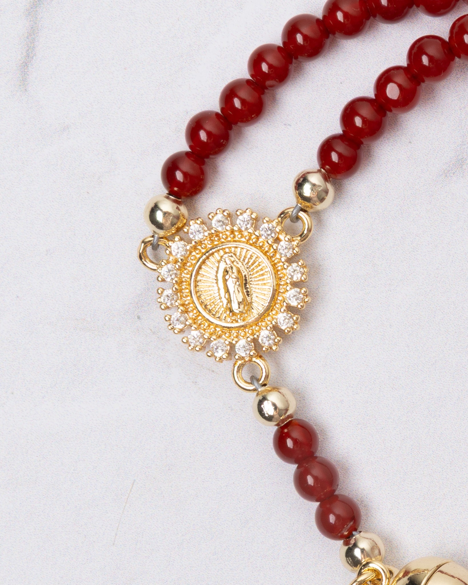 Sanguis Christi Magnetic Rosary Bracelet