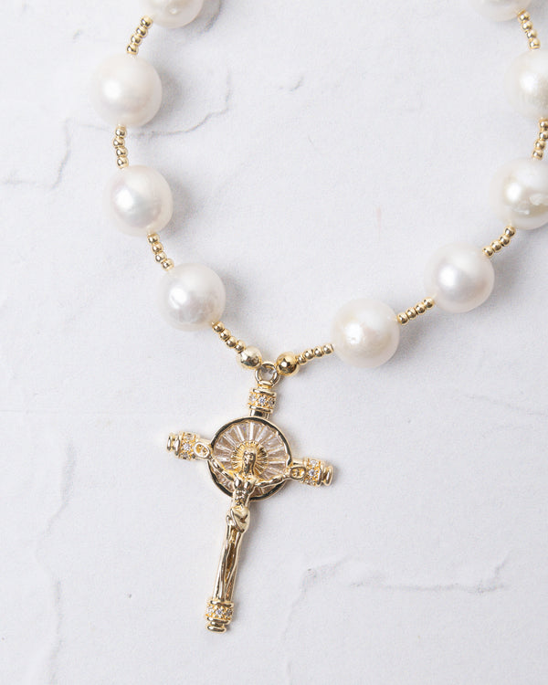 The Crucifix Decade Rosary Bag Charm