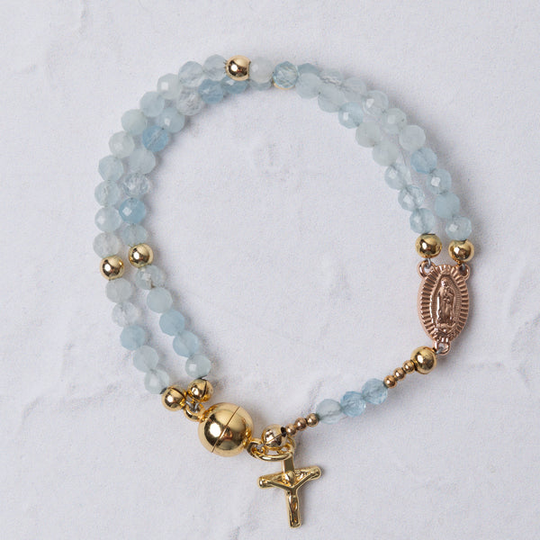 Stella Maris Rosary Bracelet - Size 6.5 - Archive Piece