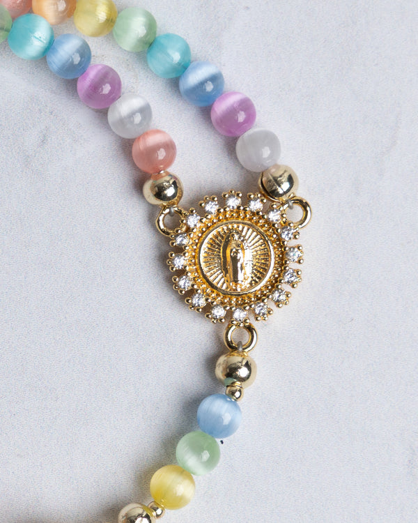 Rainbow Covenant Magnetic Rosary Bracelet