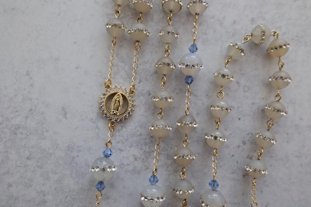 Something Blue Wedding Rosary