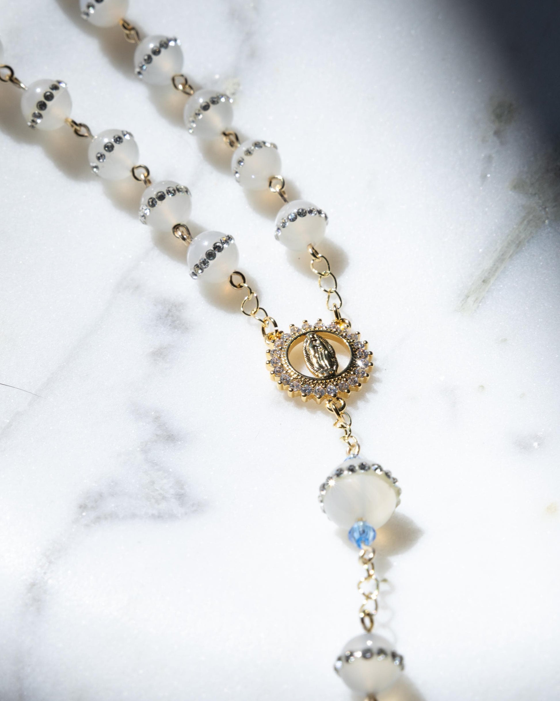 Something Blue Wedding Rosary
