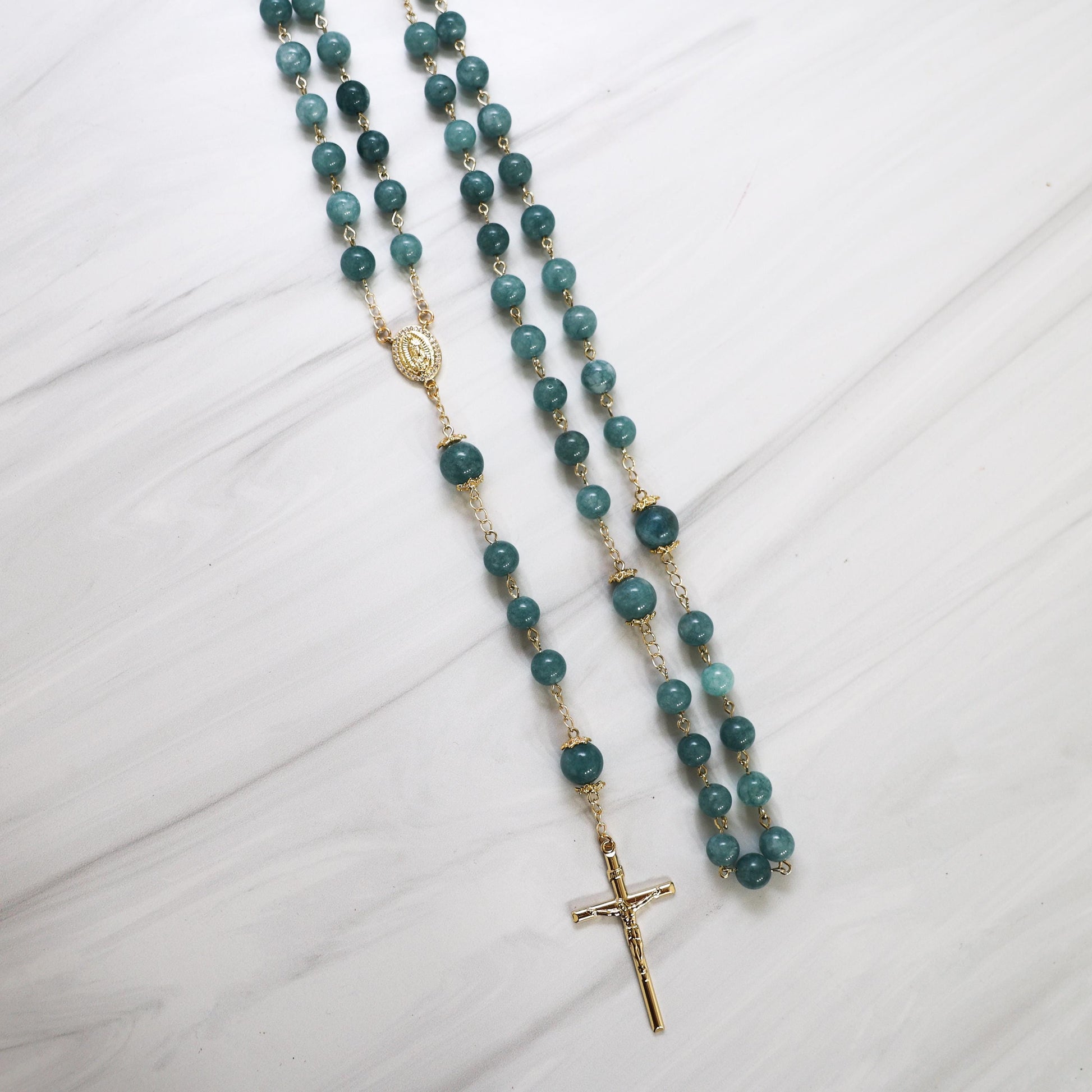 Sea of Galilee Amazonite Rosary