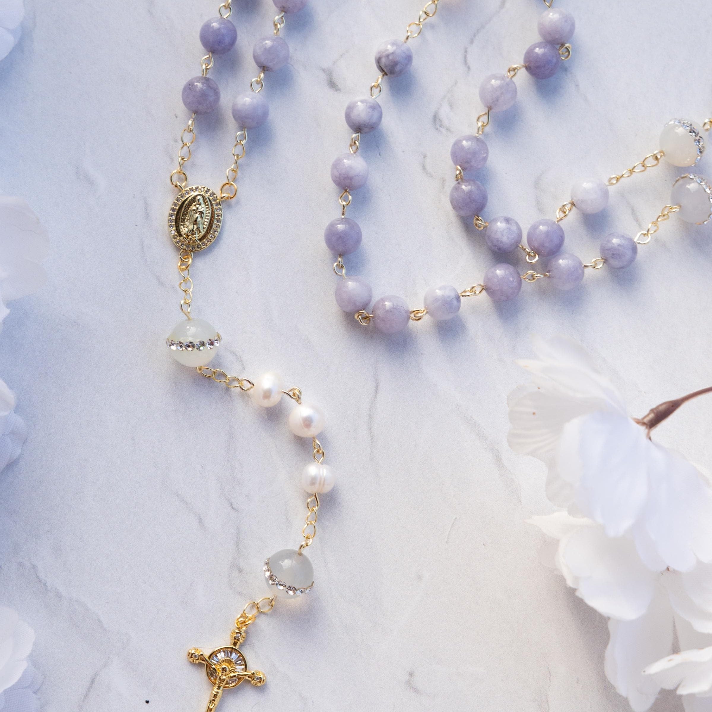 Lenten Lavender Rosary